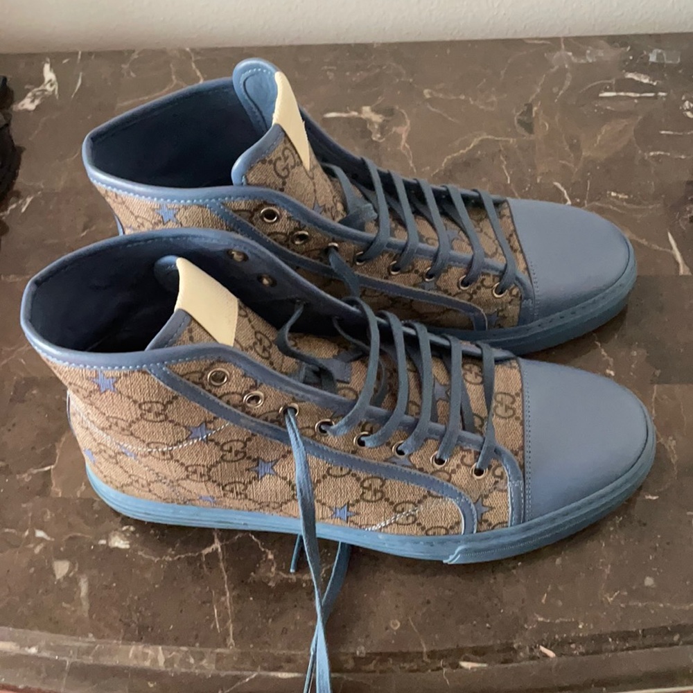 Blue Gucci Sneakers